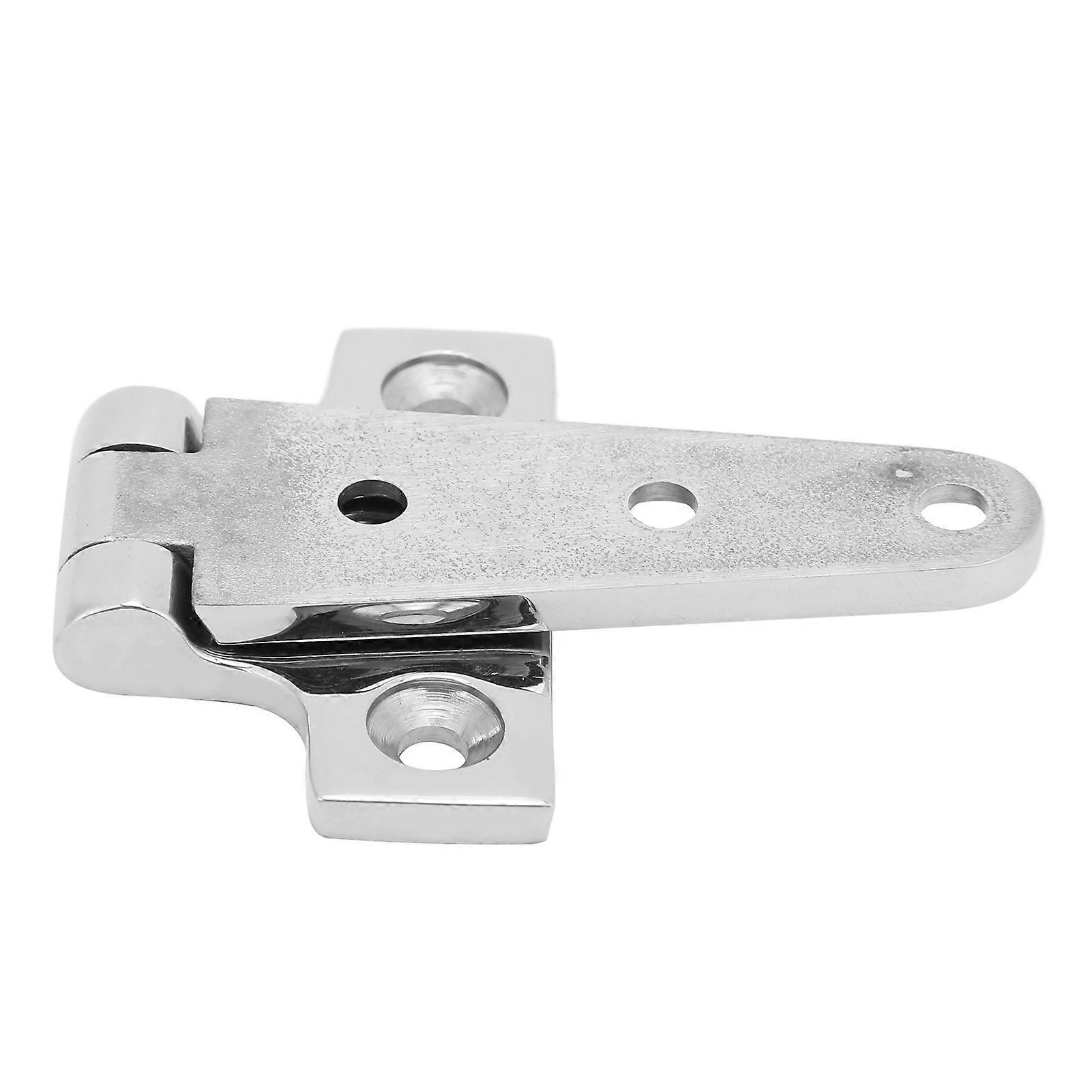 Charnières de porte en acier inoxydable en forme de T, charnières métalliques robustes de remplacement pour bateaux (54 x 100 mm/2,1 x 3,9 pouces)