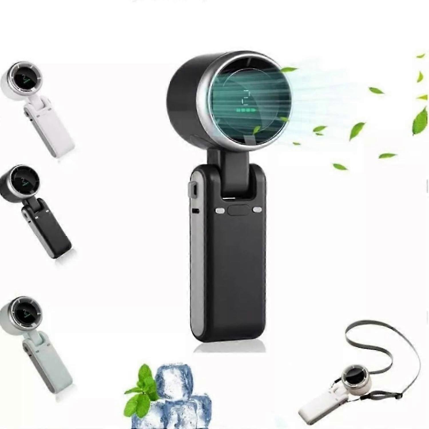 Pocket Breeze 3-in-1 Mini Turbo Fan,2024 Best Portable Handheld Turbo Fan,5 Gear