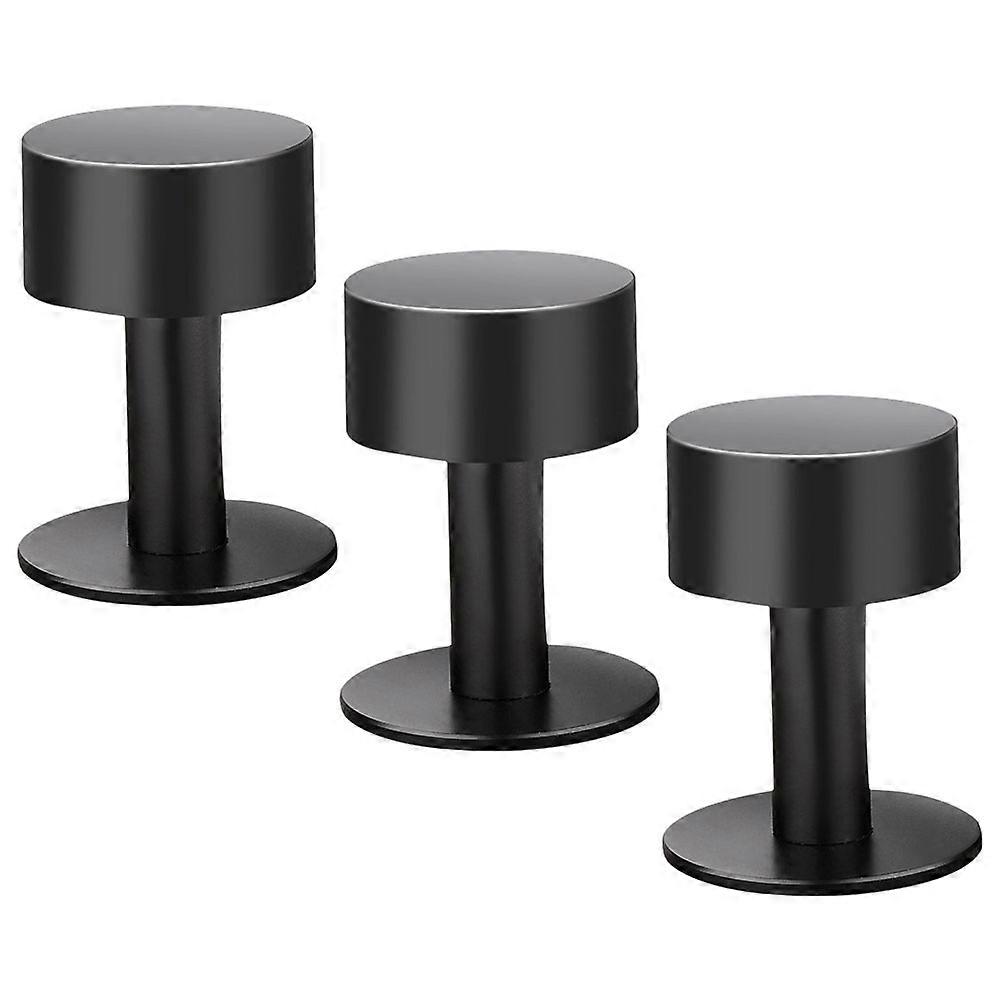 Door Stopper Bumper Wall Protector Anti Collision Wear Resistant Noise Reduction Home Use 3Pcs