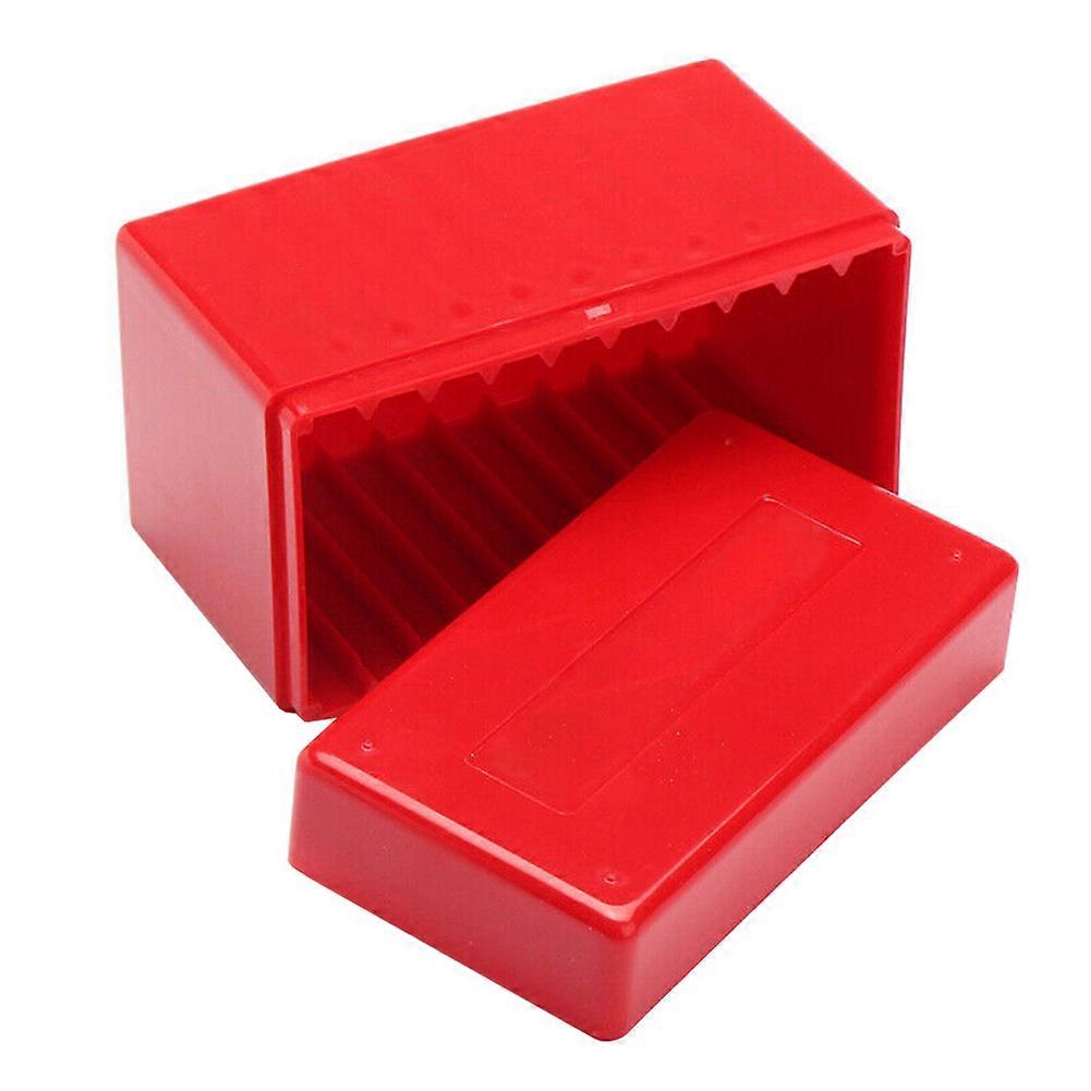 Decorative Storage Solutions, Coin Slab Holders Red ABS Material Collectible Storage Boxes for PCGS NGC Compatible