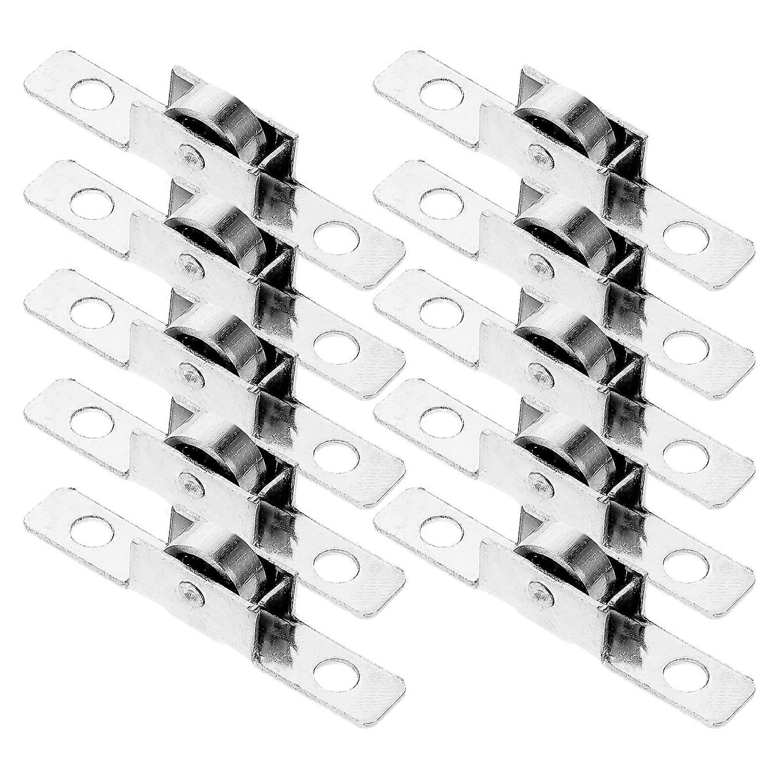 10pcs Heavy Duty Pulley Wheels for Sliding Doors & Windows – Durable, Low Friction Guide Rollers for Smooth Operation and Easy Installation