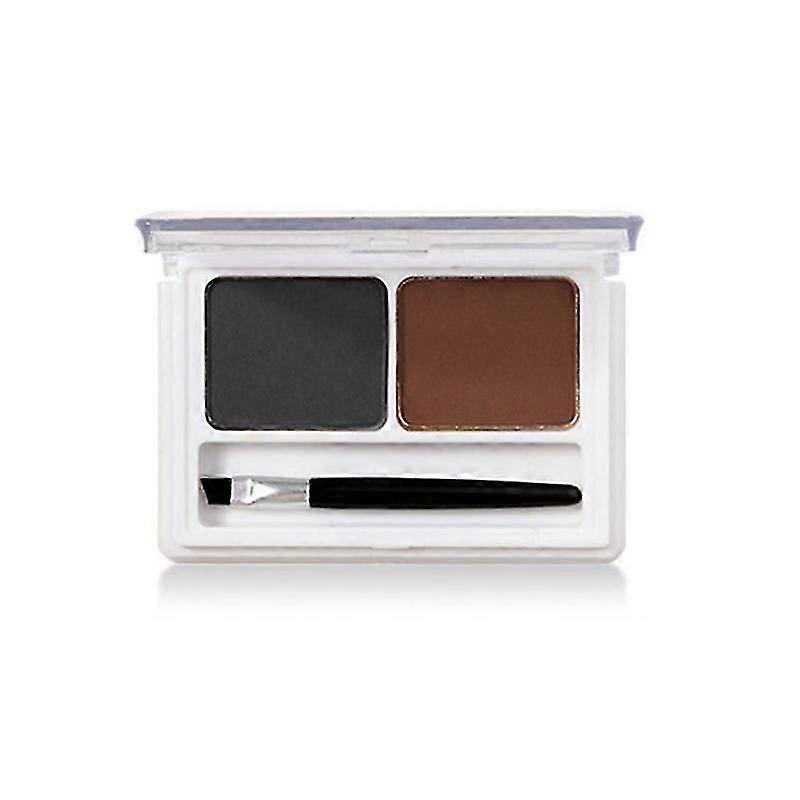 2 Color Eyeshadow Powder Makeup Waterproof Eyebrow Powder Eye Shadow Eye Brow Palette