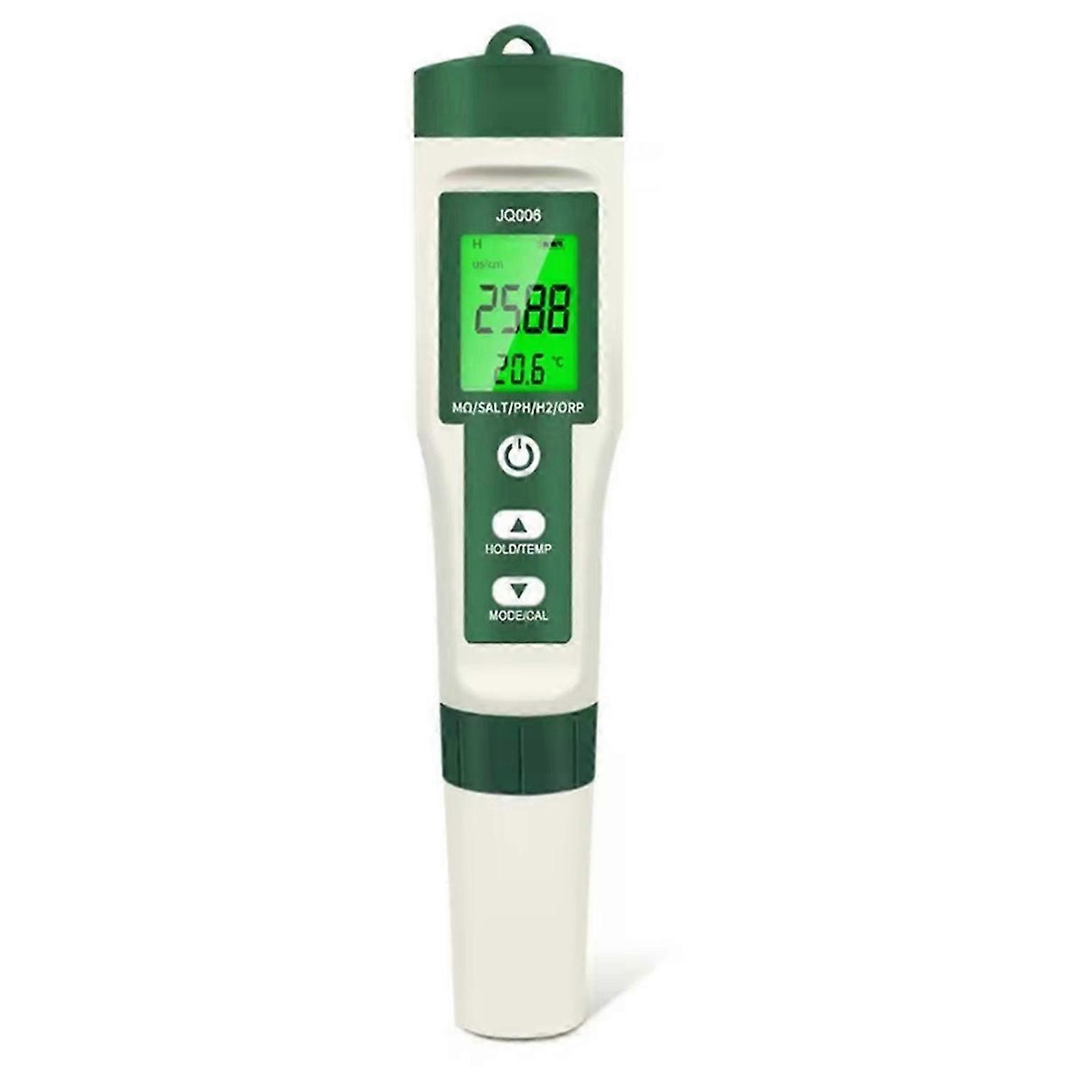 10 in 1 Digital PH Meter Water Quality Tester Hydrogen-Rich Detector for Drinking Water Aquariums Po