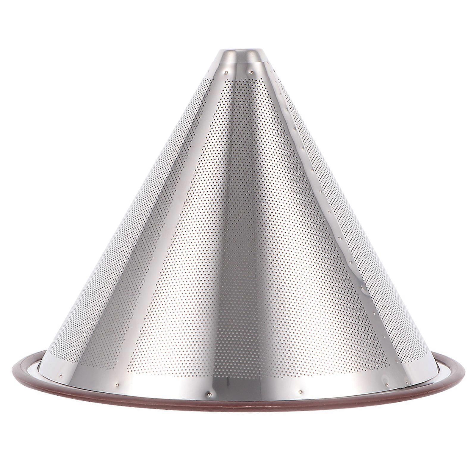 Stainless Steel Coffee Filter for Home Use Durable Reusable Easy to Clean with Tap Water 1Pc