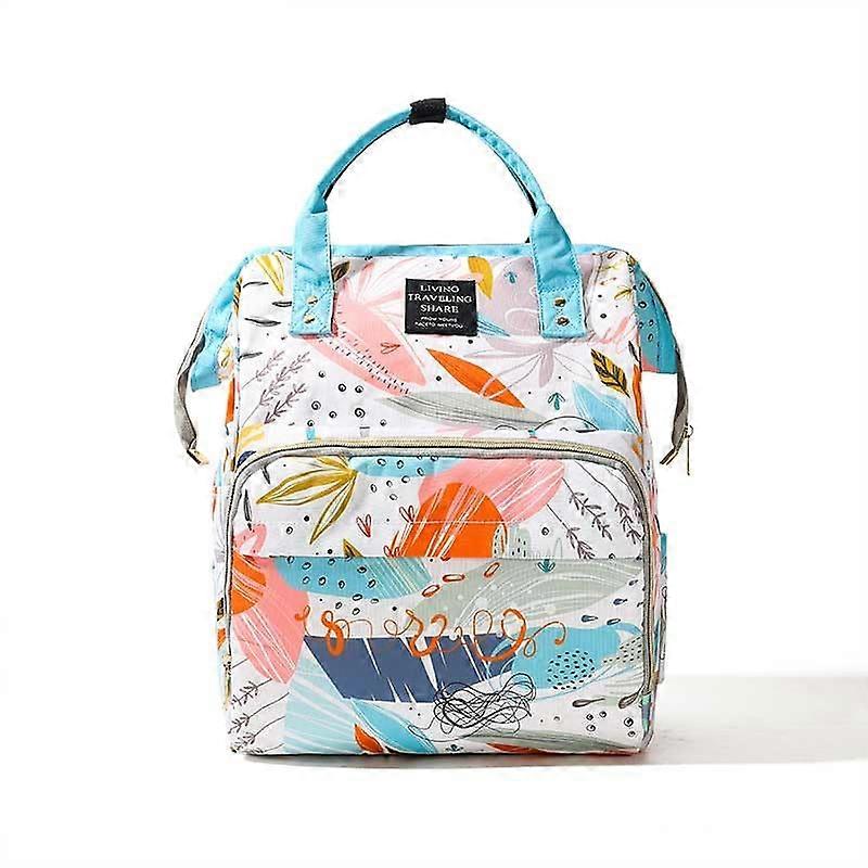 Diaper Bag Backpack with Multiple Pockets for Baby Care, Travel Nappy Organizer, Sky Blue