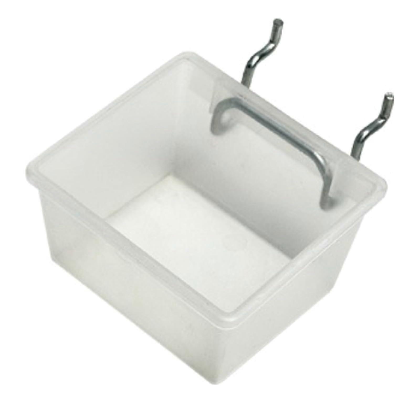 Efficient Pegboard Storage Bins with Hooks and Labels, Convenient Laundry Basket, Effective Hardware Storage Solution, Transparent