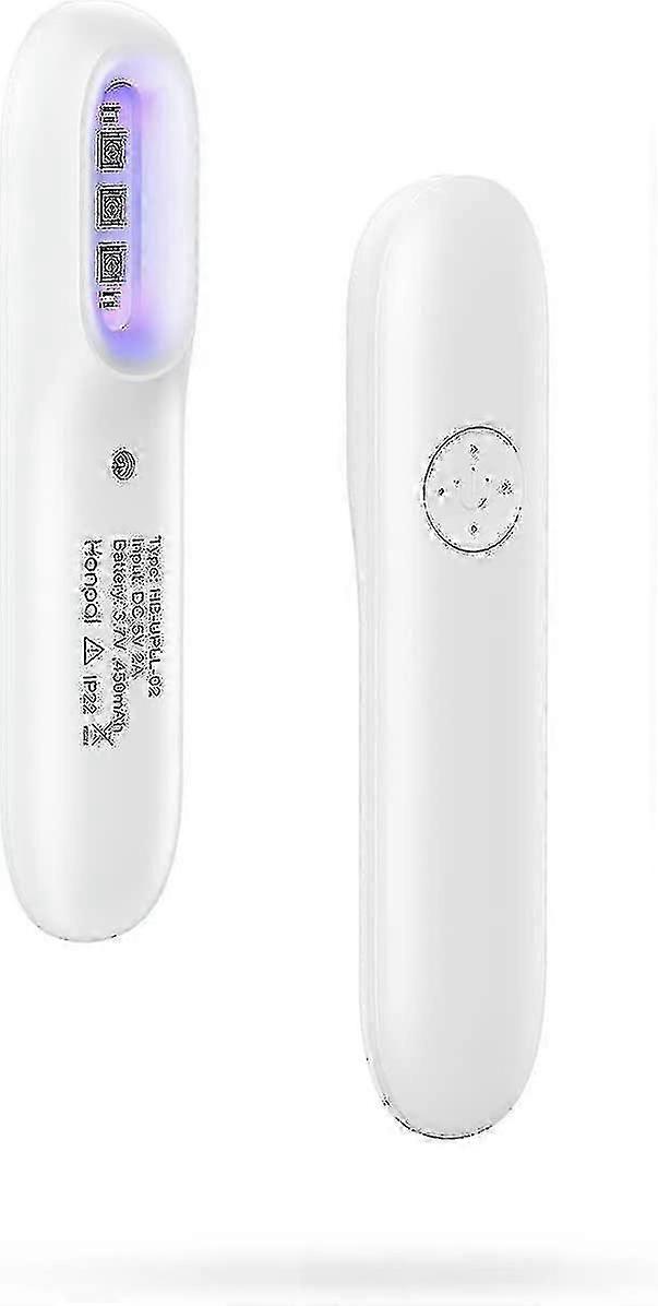 Handheld 311nm LED Sterilisation Lamp - Portable UV Phototherapy Device with Timer and Safety Goggles