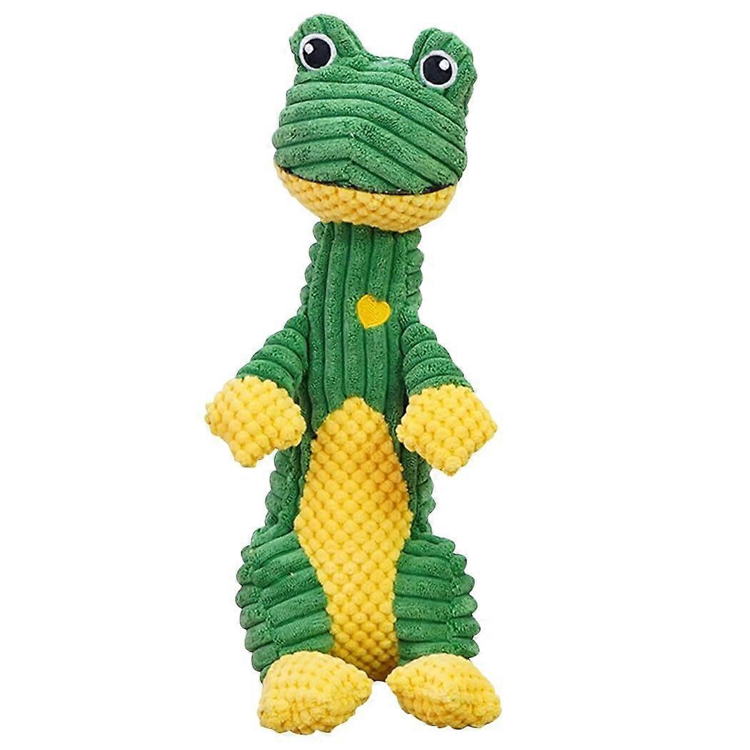 Interactive Frog Giraffe Puppy Toy – Soft Decorative Chew Toy for Dental Care and Fun Interaction, Safe Material