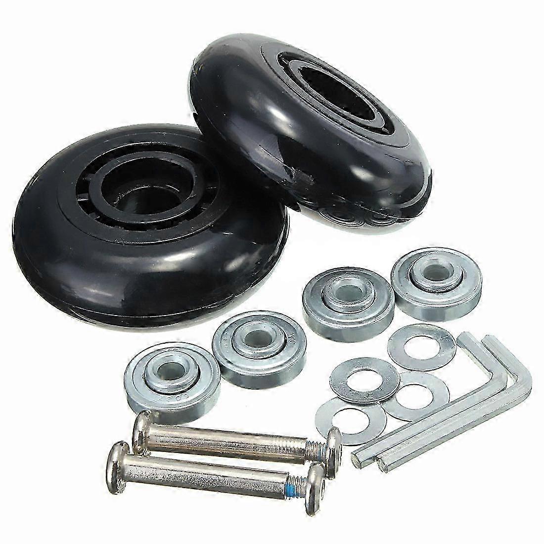 2 荷物用スーツケース交換用ホイール アクスル デラックス修理ツール 外径 68mm