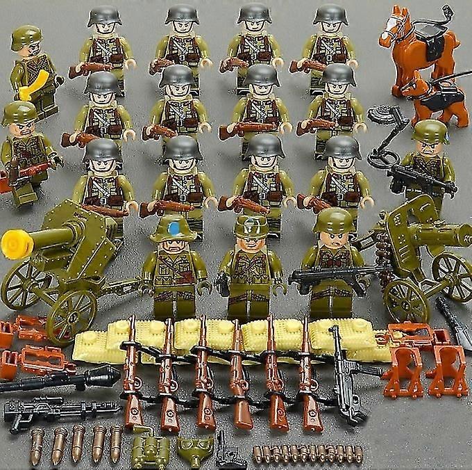 New version Battle building block figurine assembly toy volunteer army US military figurine