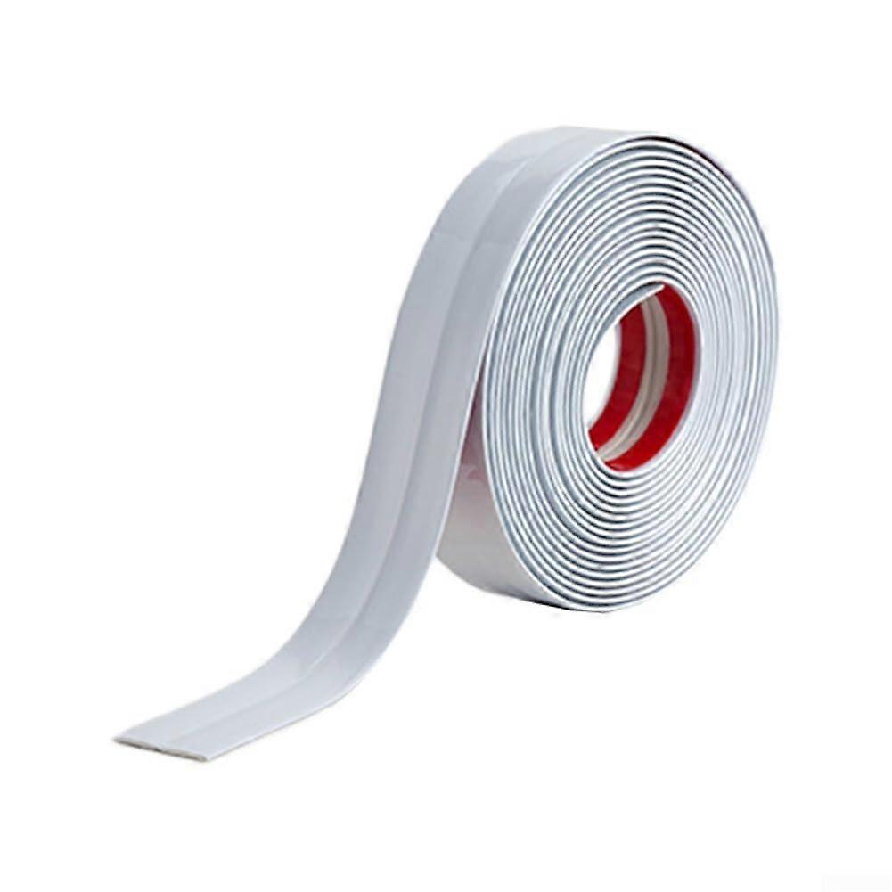 6m wall corner decorative strip for waterproof sealing and protection of walls in bathrooms, kitchens, and living rooms (6m x 3cm, gold)