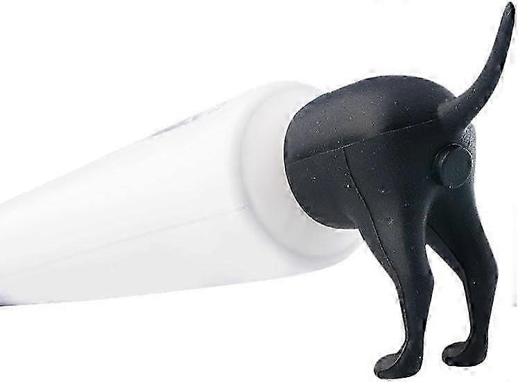 Funny Pooping Dog Butt Toothpaste Topper - Novelty Bathroom Accessory