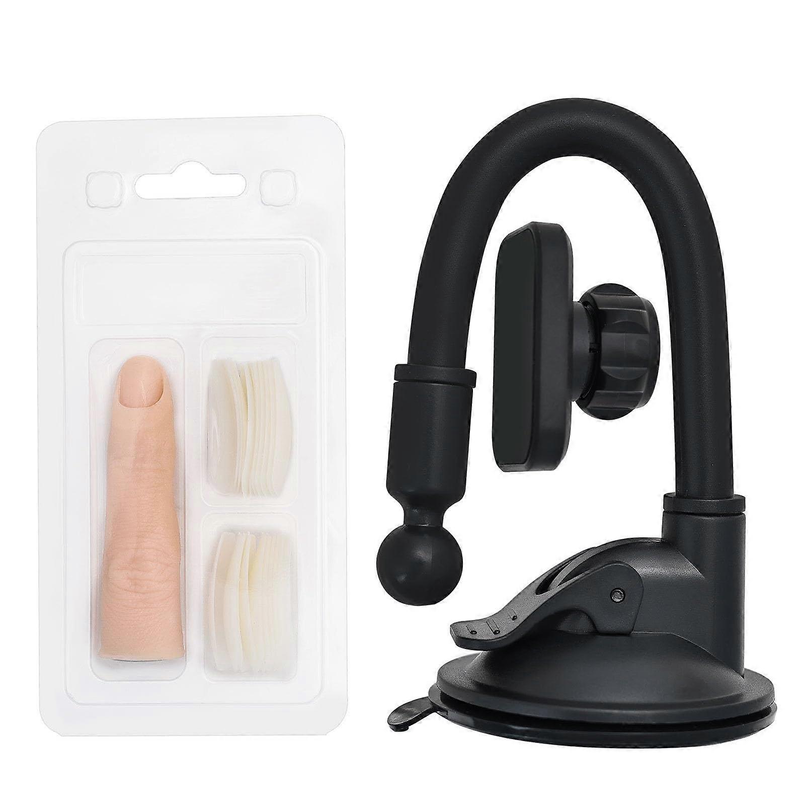 Practice Finger for Acrylic Nails - False Nail Training Hand Model, Manicure Tool, Realistic Size & Material