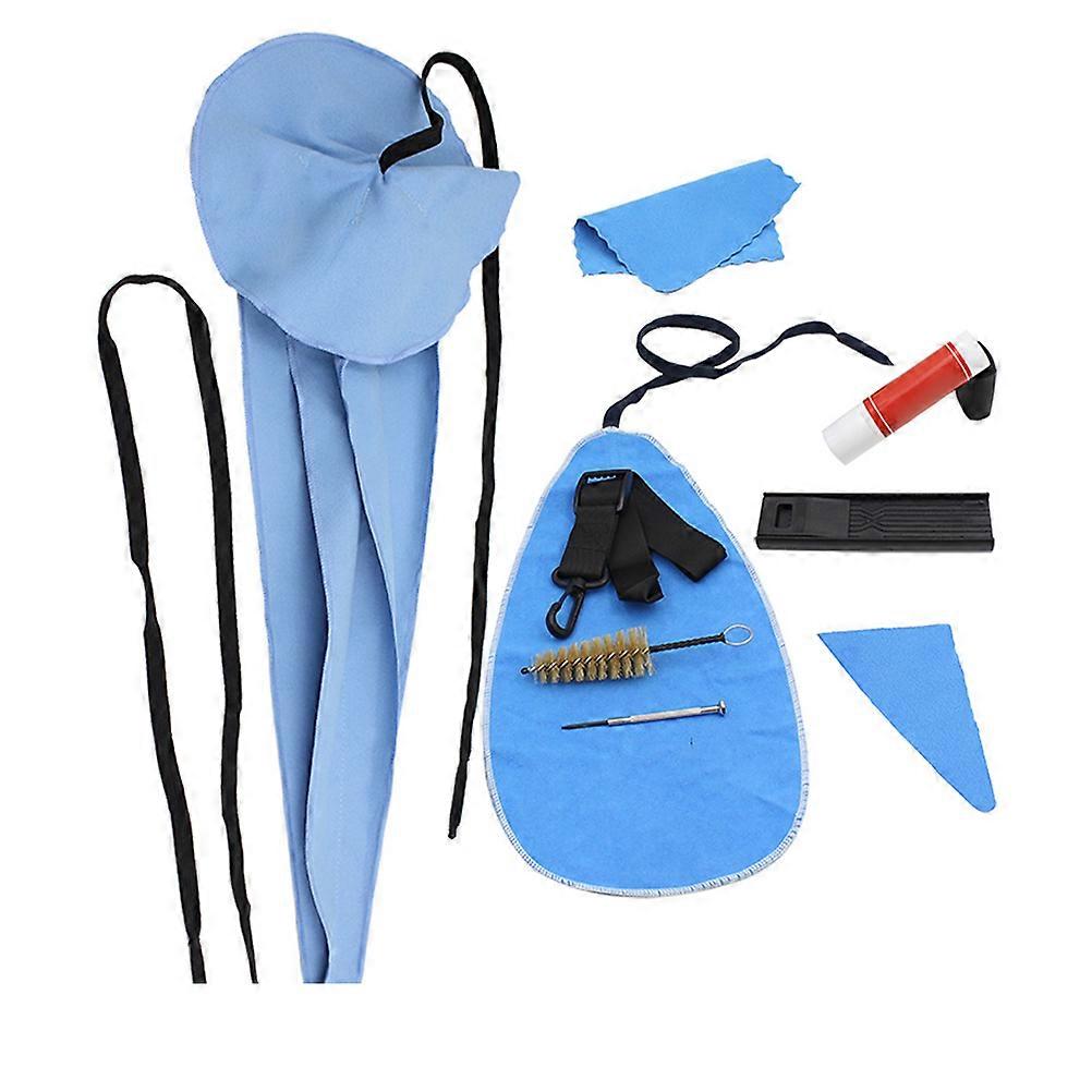 Flute Cleaning Tools Kit for Saxophone Clarinet Wind Instruments 10Pcs Absorb Water and Oil Easy to Store