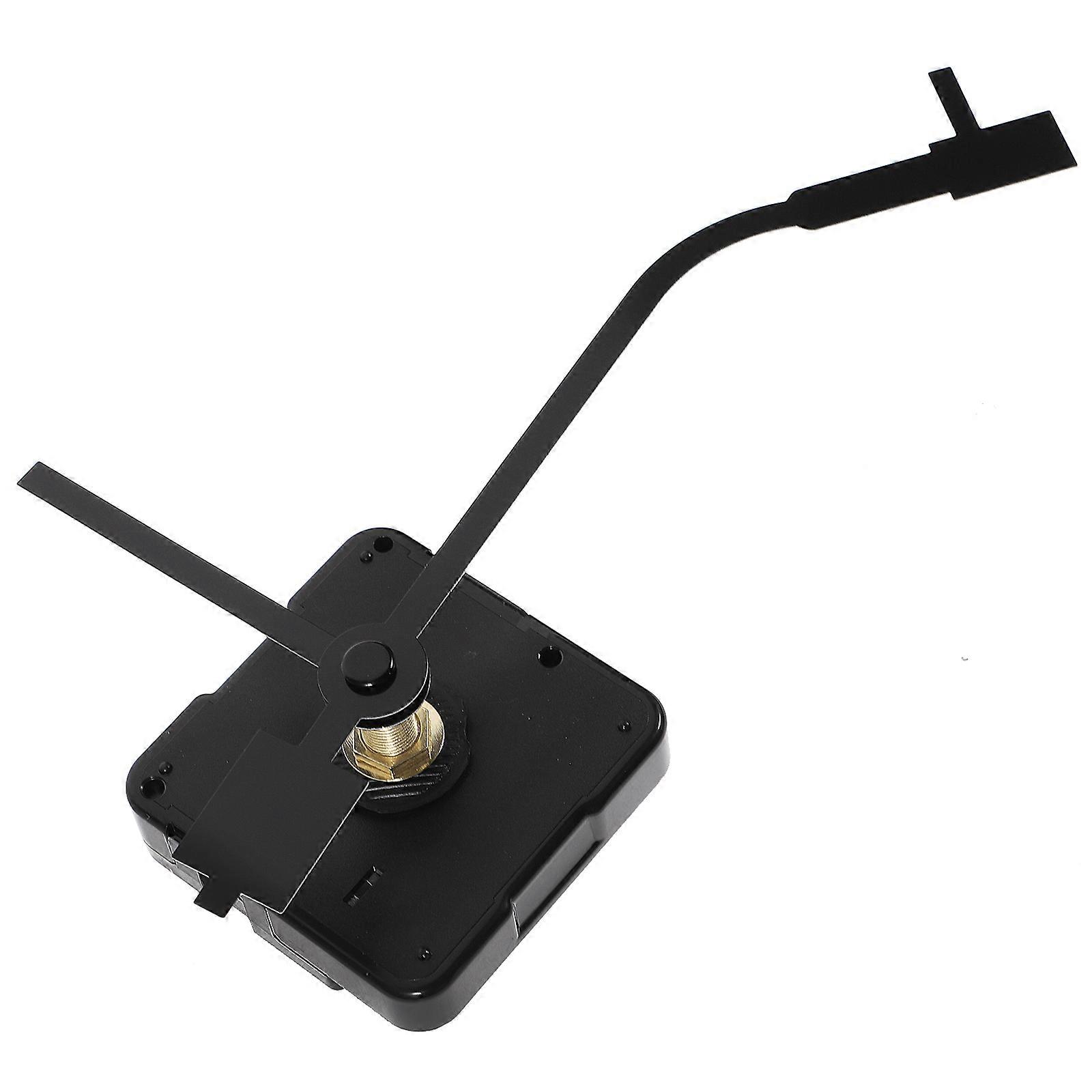 Clock Replacement Parts Modern Style Simple Structure Wall Clock Assembly 17x35cm Black Plastic 1Set