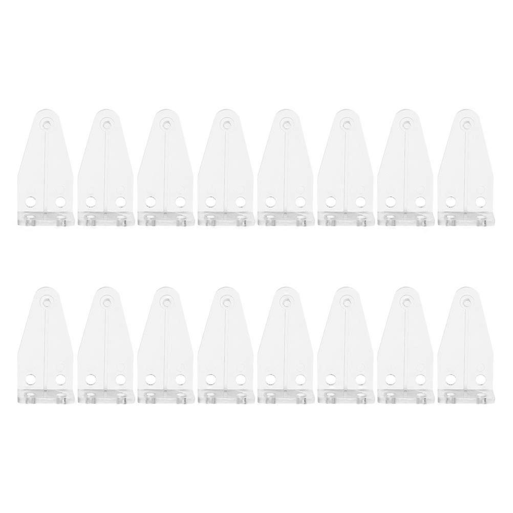 Blinds Brackets Replacement Hold Down Brackets for Vertical Blinds Design Plastic Material 3.00X2.00X1.30cm 8 Pairs