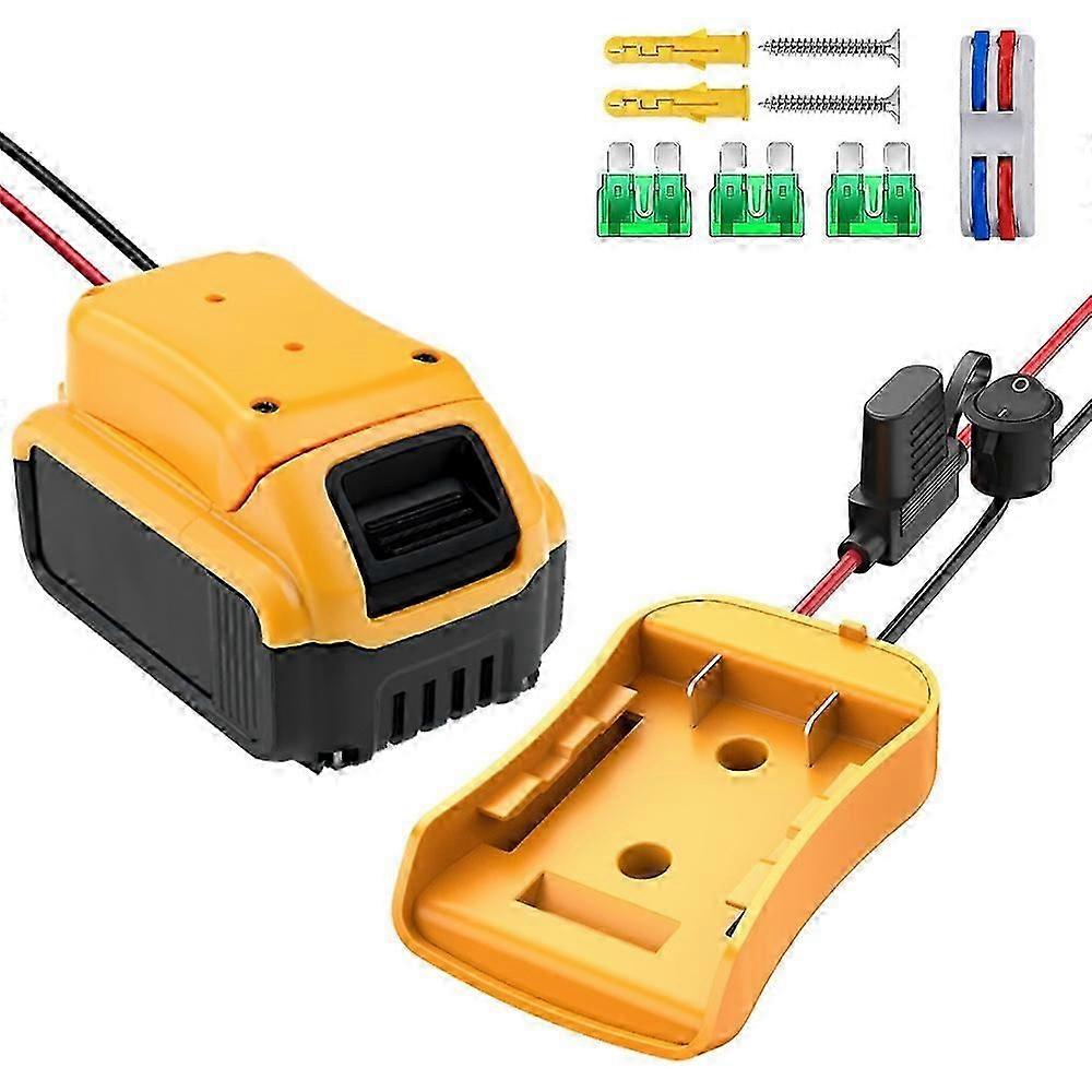 Power Wheel Adapter for 20 V Lithium Battery, Peg-Perego Battery Adapter with Wire Harness Connector