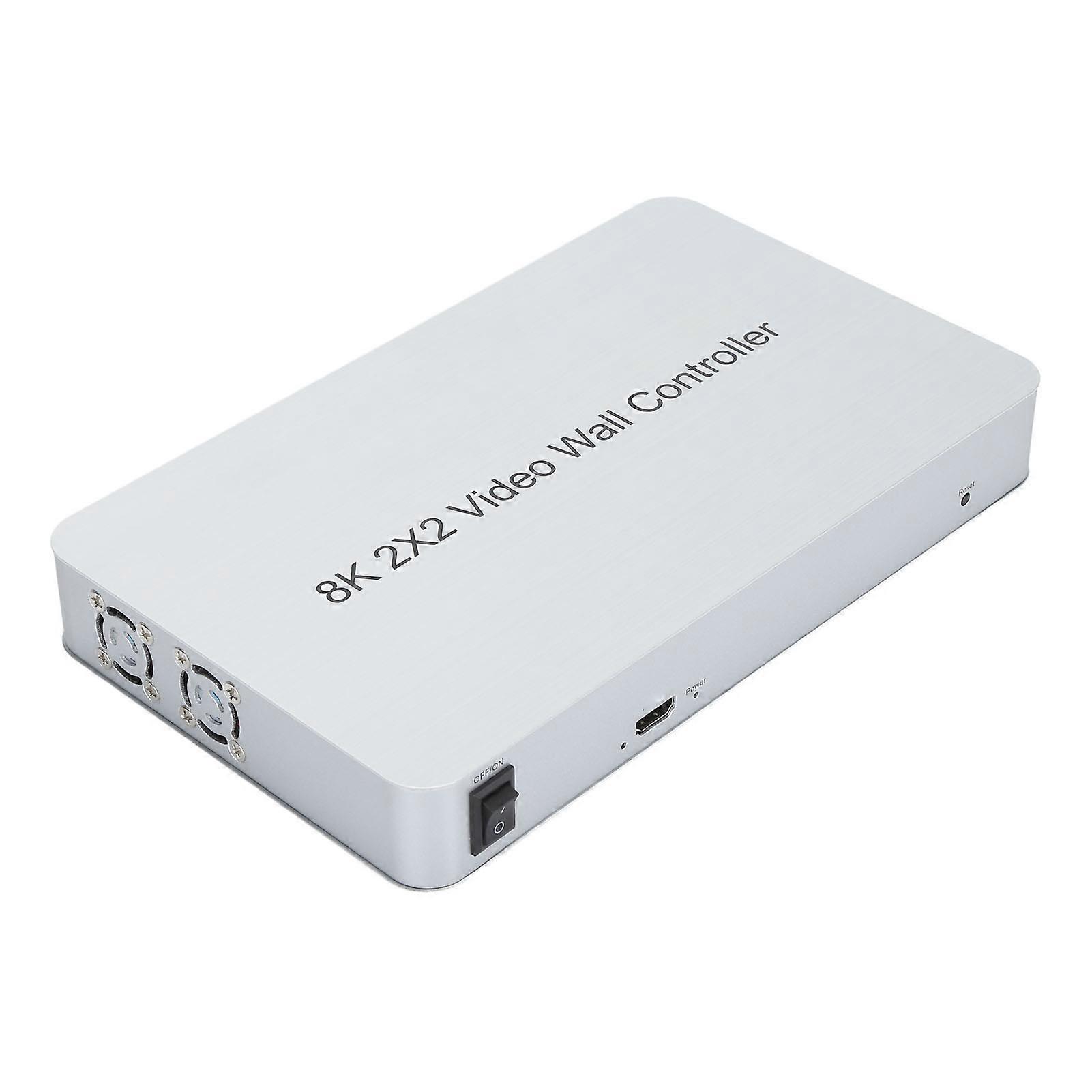 8K 2x2 Video Wall Controller 4K 30Hz HD Multimedia Splicer