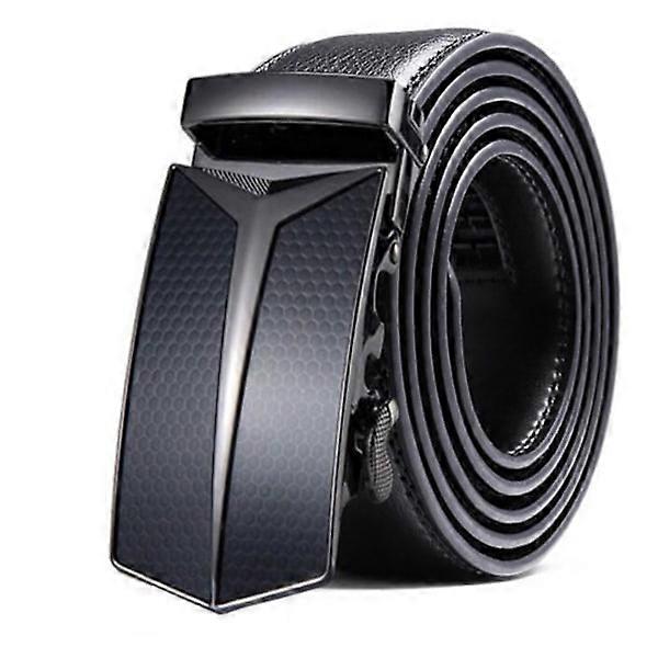Leren riem automatische herenriem, rundleer