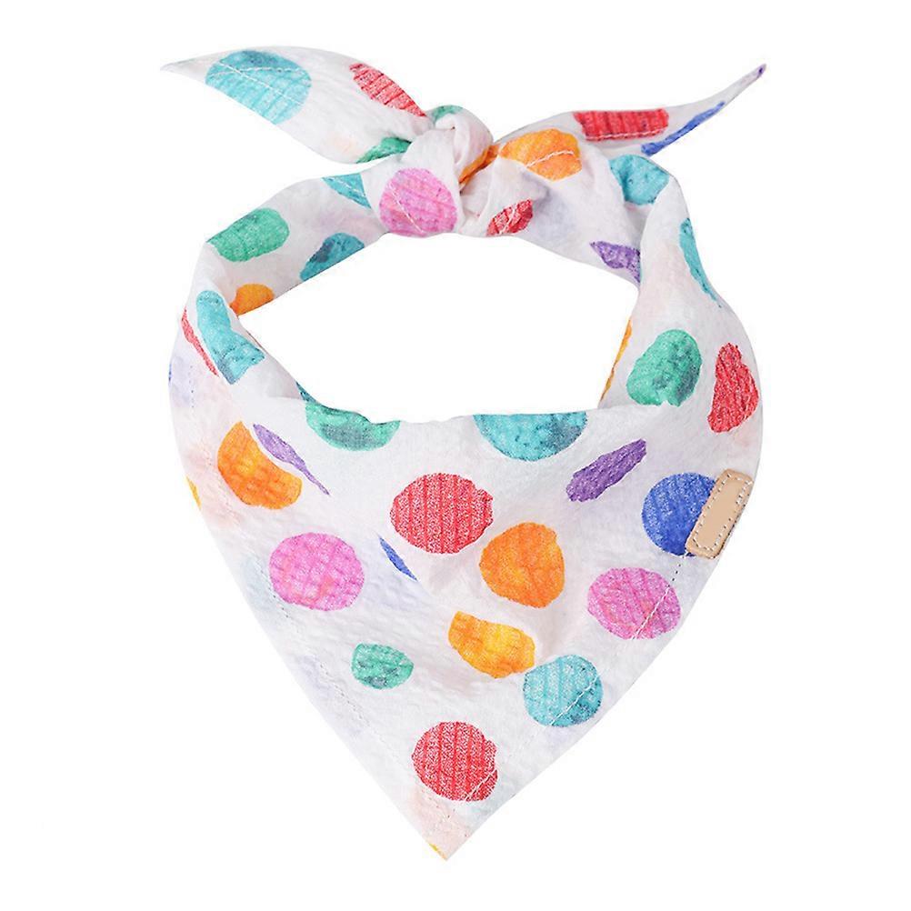 Pet Saliva Towel Triangle Bandana Cat Dog Neckerchief Daily 59x22CM 1Pack
