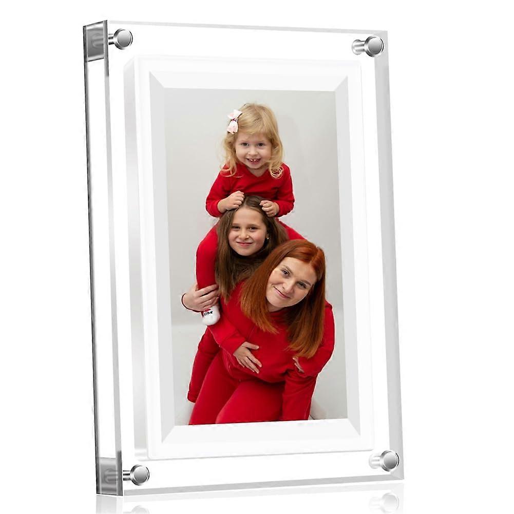 Digital 7 Photo Frame Transparent Acrylic Video Picture Music Player Electronic Photo Frame WiFi 8G Ref: 7930