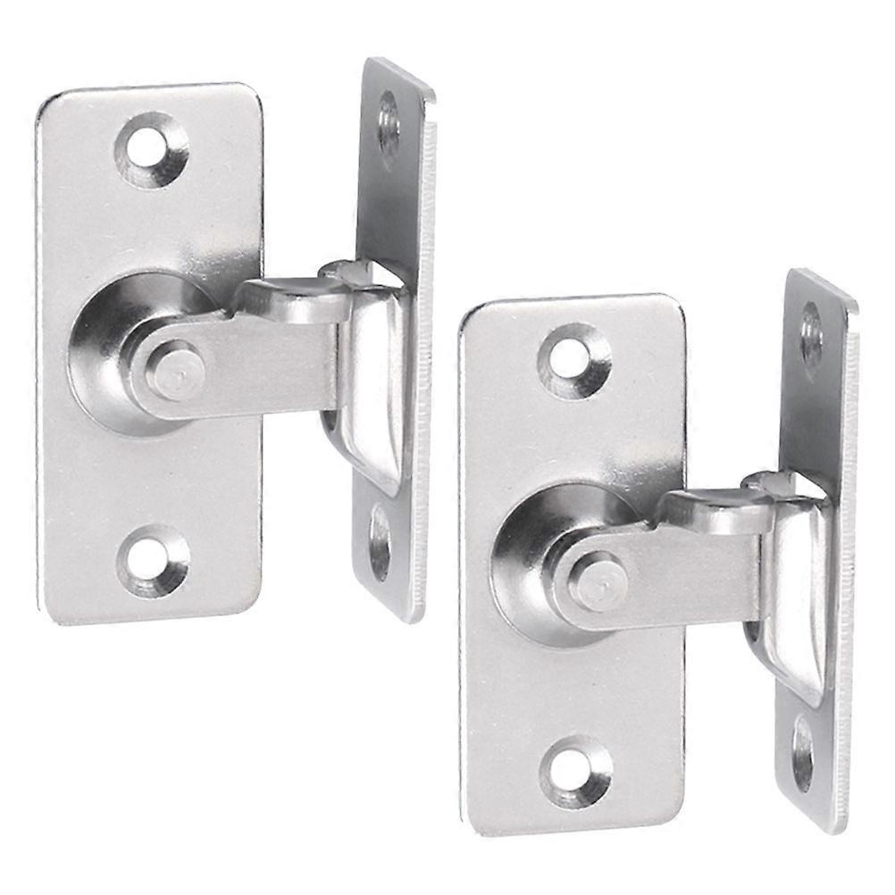Right Angle Door Lock Latch Sliding Lock Buckle Window Fitting Room Anti Rust 2Pcs
