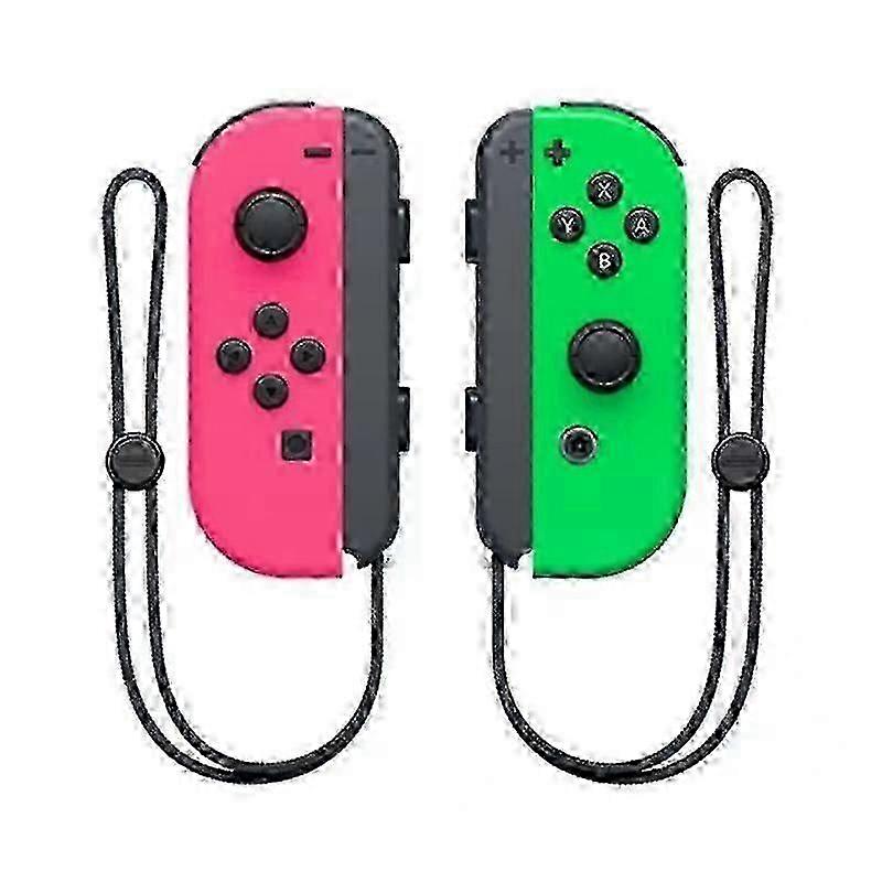 Ασύρματο χειριστήριο Joycon για διακόπτη Nintendo, λειτουργία αφύπνισης υποστήριξης, αριστερά δεξιά τηλεχειριστήρια με λουράκι καρπού