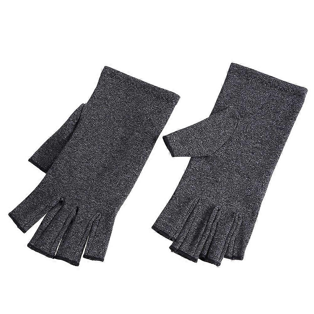 Gants d’arthrite Conception sans doigts Amélioration de la circulation Réduction de l’enflure pour les hommes Femmes Mains froides Prévention 1Paire