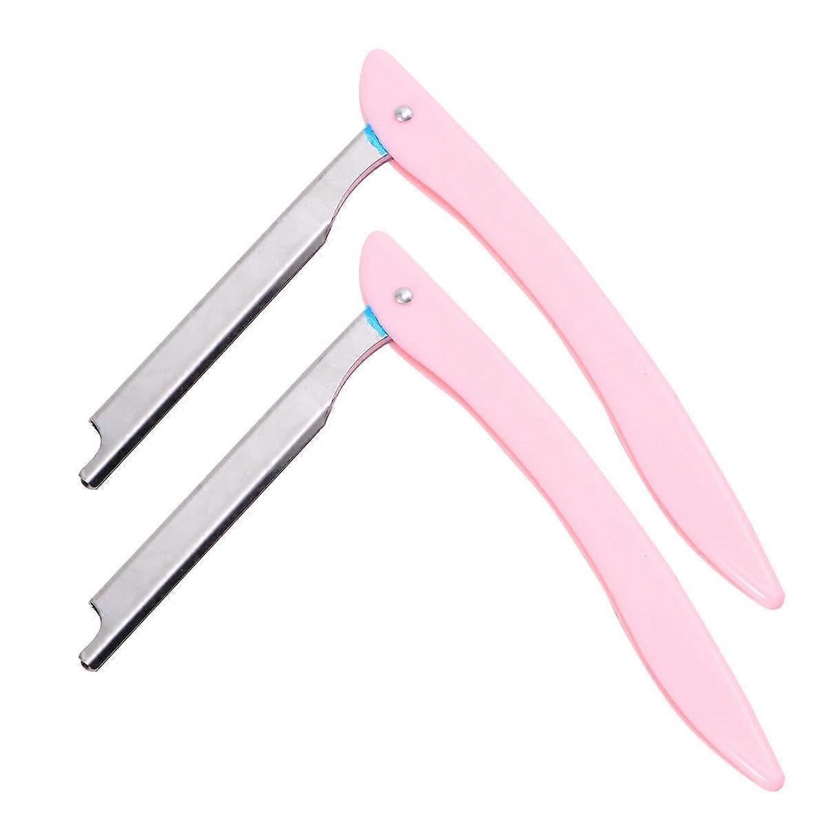 10Pcs Eyebrow Trimming Tool Eyebrow Makeup Tool Eyebrow Shaper (Random Color)