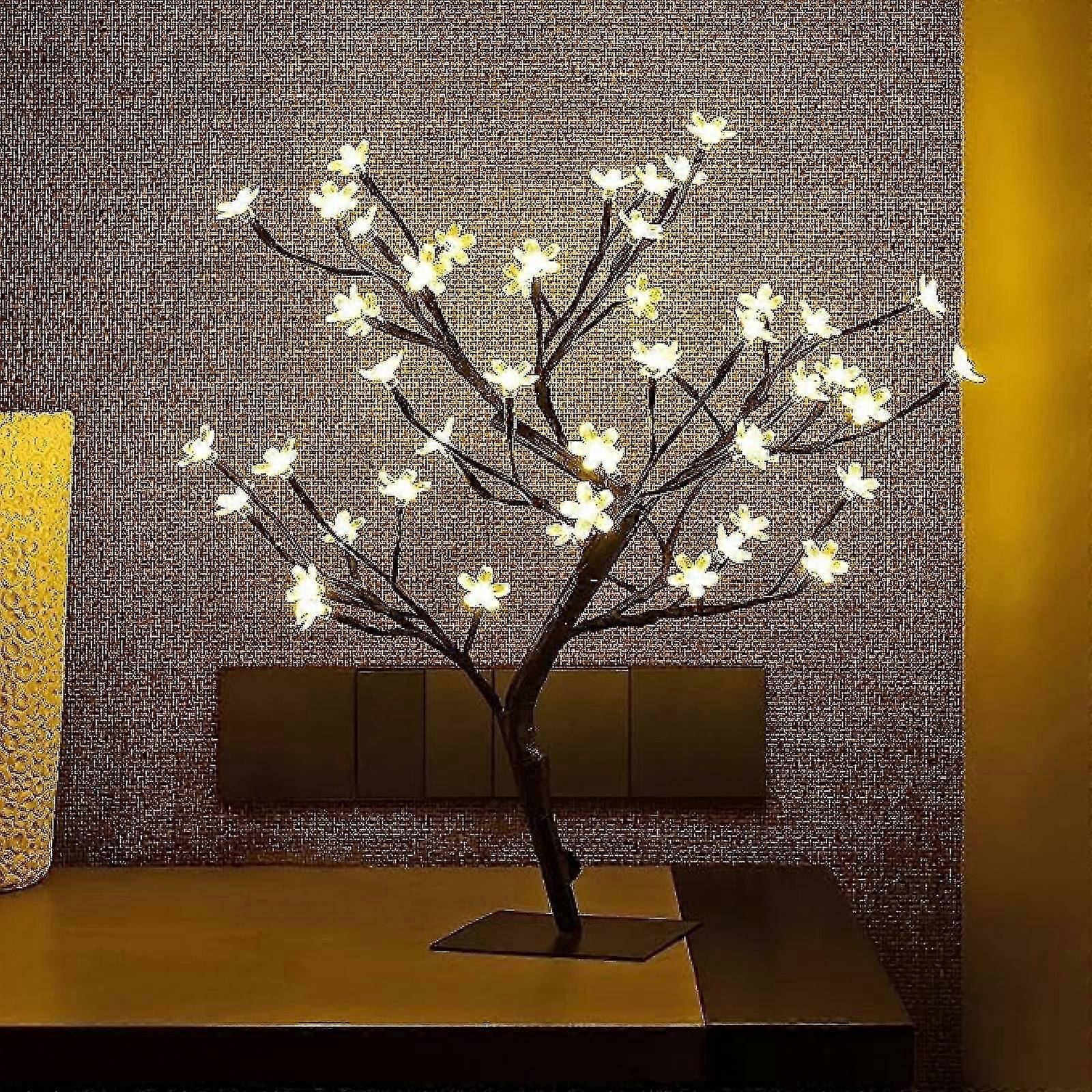 Cherry Bom Tree, 48 Led S,metal Base, Warm S, Ideal As S, Home Idea