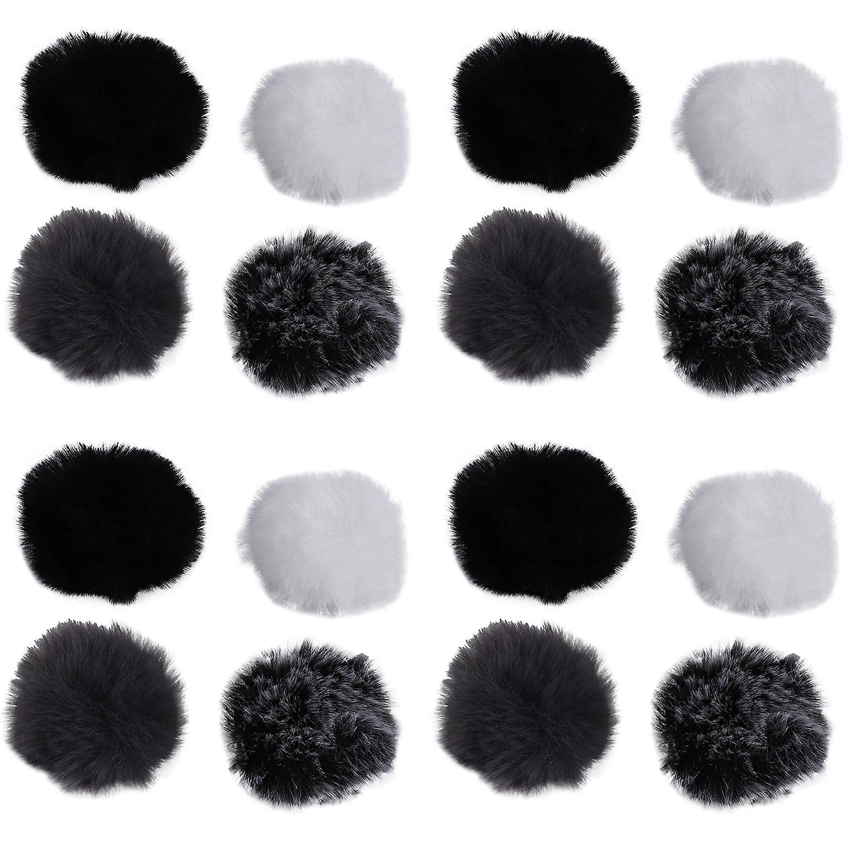 4X Universal Lavalier Mikrofon Pelziger Windschutz Pelz Windschutz Windschutz Weich für Revers Lavalier M