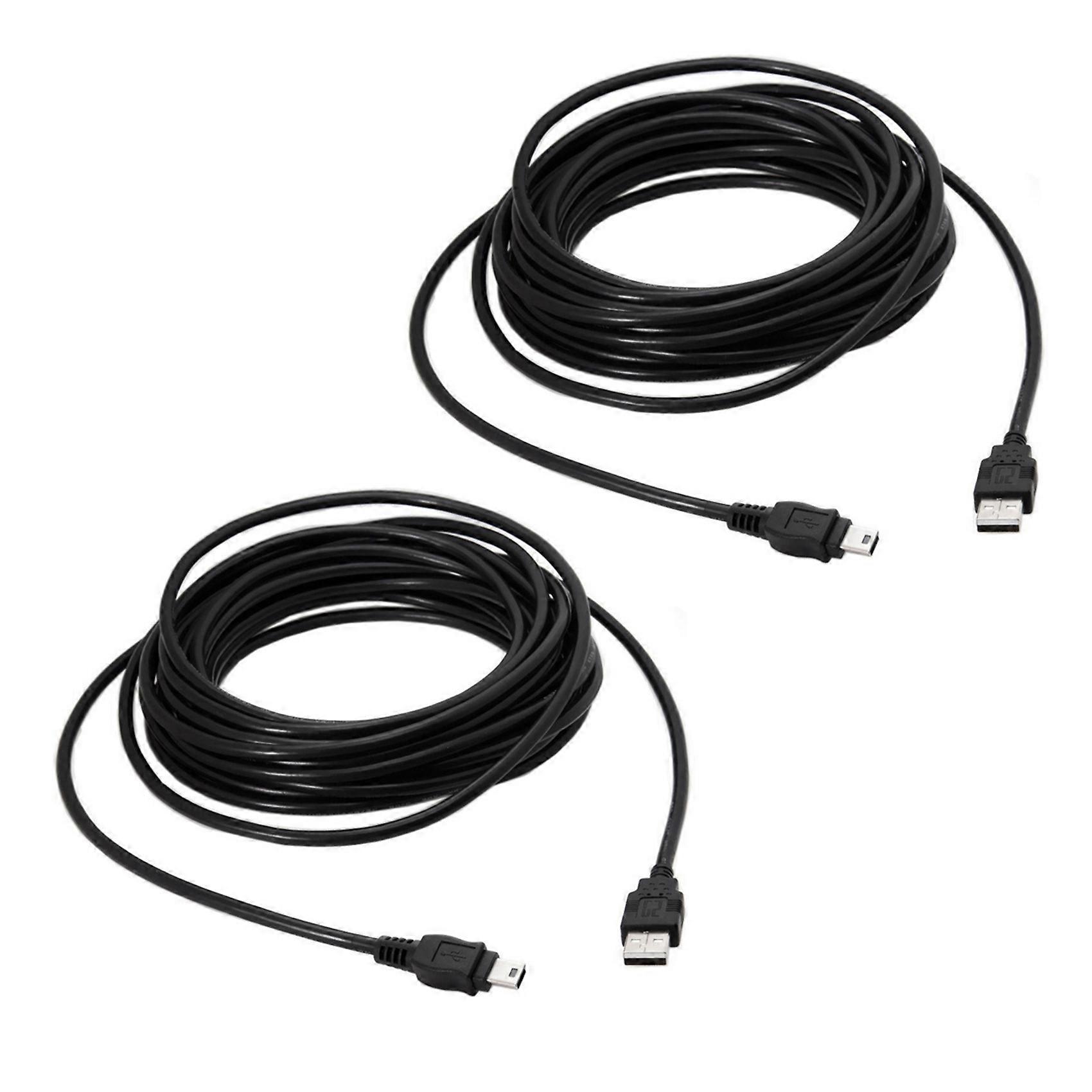 2X 10 Ft for USB Cable Controller Charging Cord for 3 CECHZC2U Joystick Data Sync