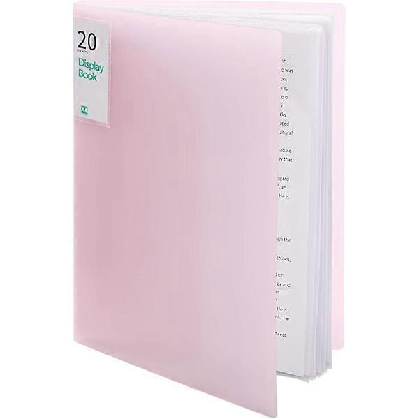 Pocket plastic presentation book portfolio folder file folder