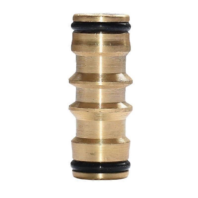 Hose connectors and fittings, quick connectors, 2 pieces brass 1/2' 2way quick connector adapter for connector .