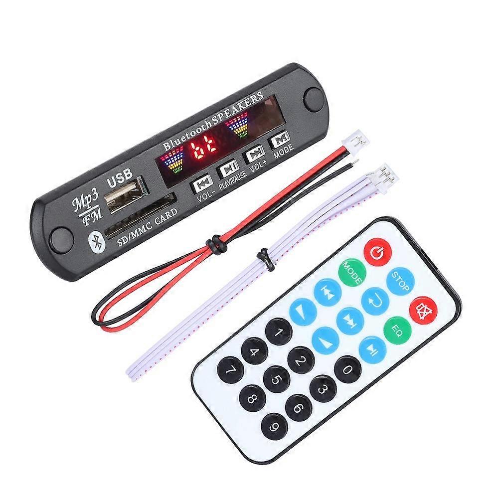 Bluetooth MP3 WMA Decoder Board SDM01BT UDX 4 Colors Screen Bluetooth 5.0 FM APE FLAC Decoder Board Module Supports AUX, FM, USB, SD