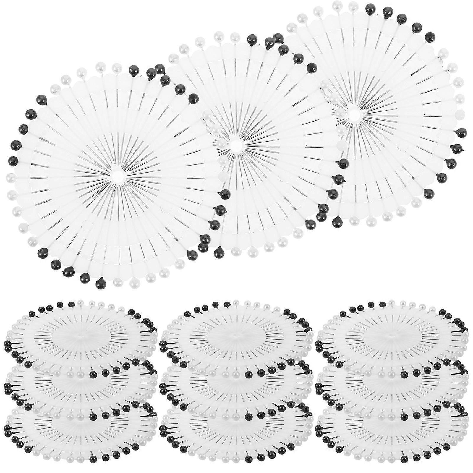 480Pcs Straight Pins Sewing For Craft Enthusiasts Multi Pearl Head Design Fabric Positioning Ideal For DIY Crafts
