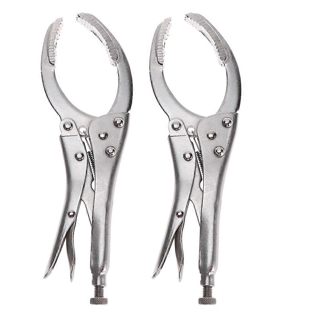 Locking Grip Oil Filter Wrench Pliers, Compact Durable Removal Tool for Mechanics, High Temperature Resistant, Versatile Fastening for Auto