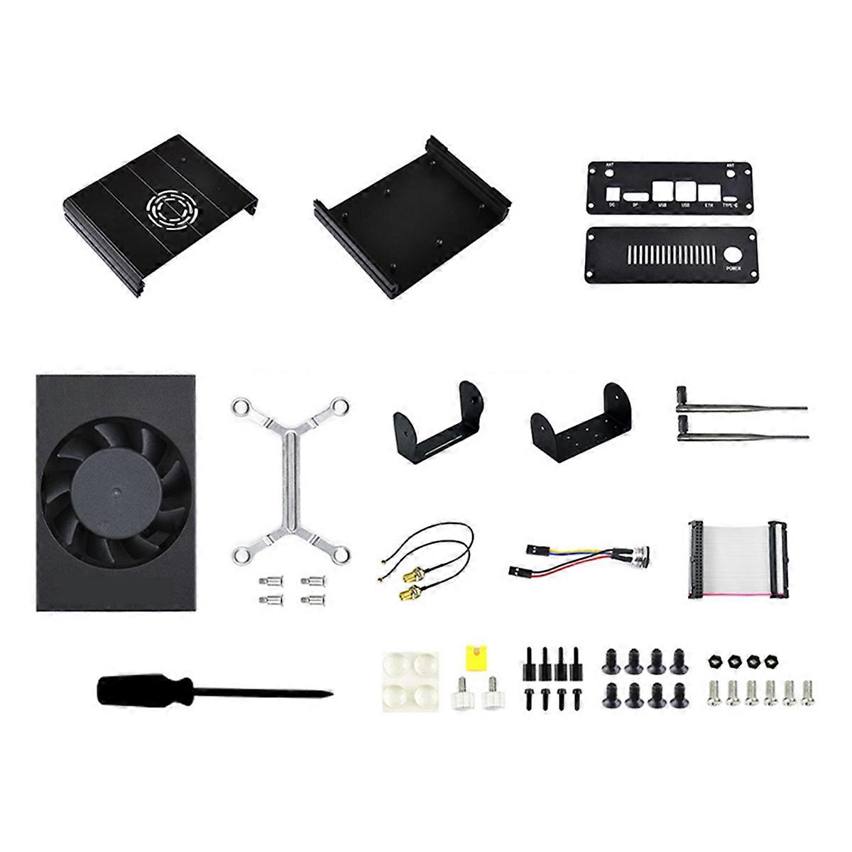 For Nano NX Aluminum Enclosure Kit Portable Camera Stands Heat Dissipation Fan Fits Nano NX Kit