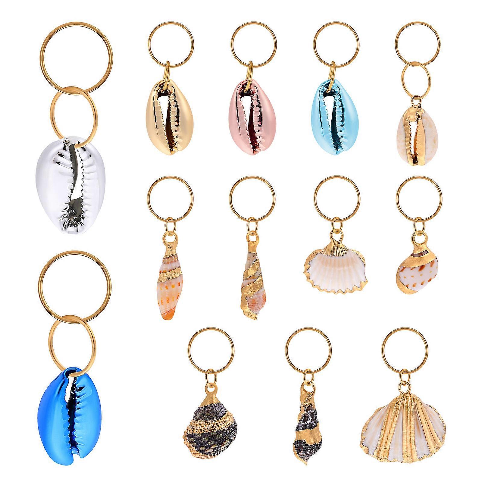 Shell Decorations for Braids, Versatile Hairpiece Accessories, Ideal for DIY Projects