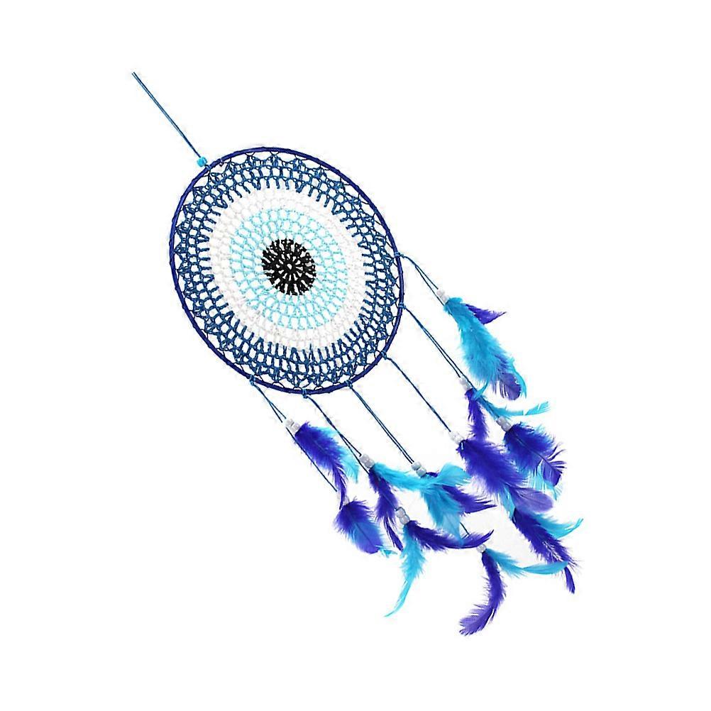 Catcher Decorative Pendant for Bedroom Wall Hangings Crafted with Artificial Plumes and