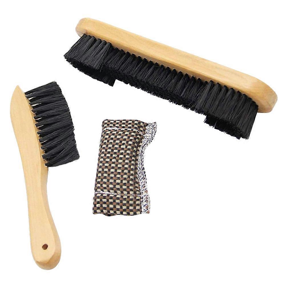 Billiard Table Care Kit,Soft Bristle Brush and Wiping Cloth for Surface Cleaning