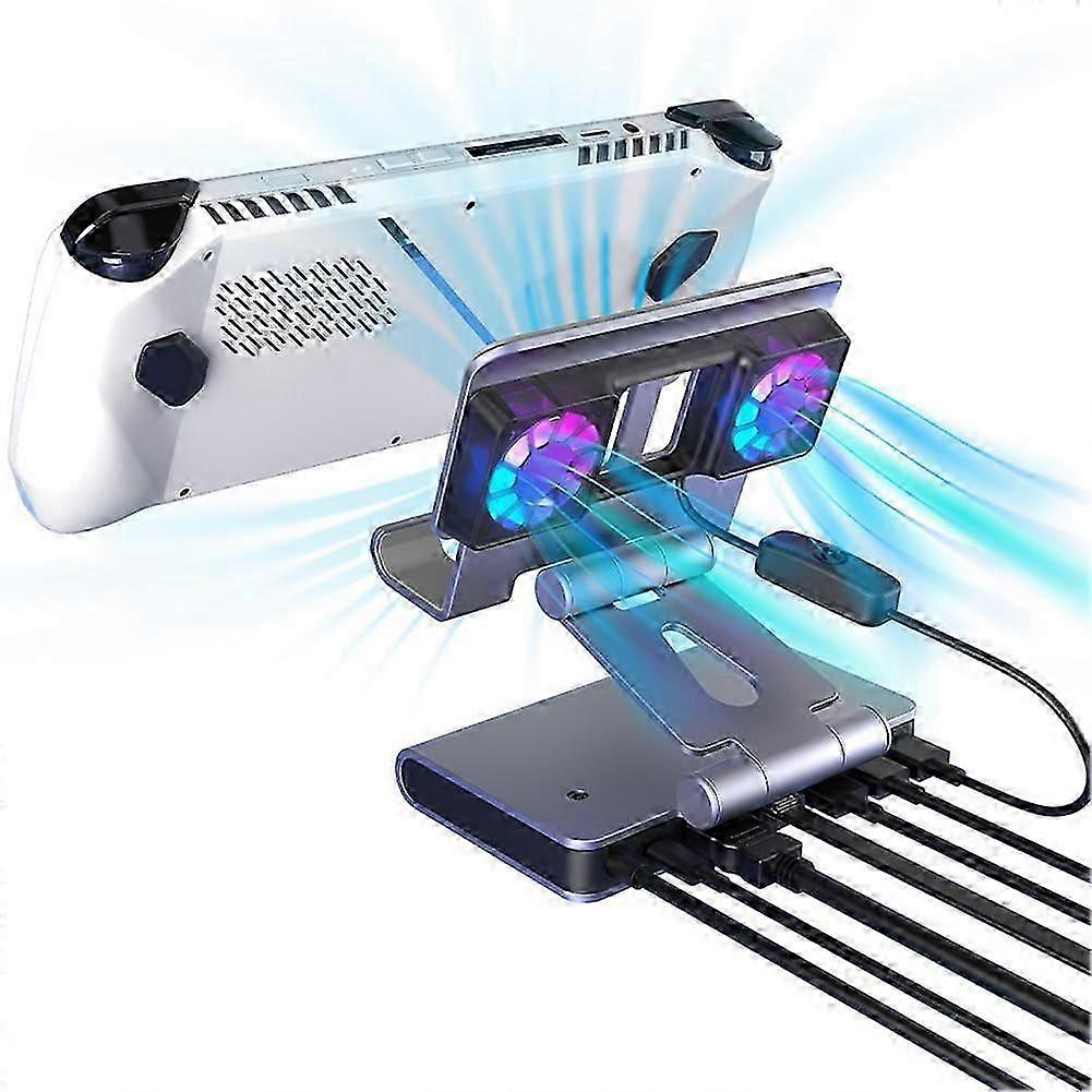 Efficient Cooling Stand for ROG AllyX - Gaming Console Fan Bracket for Optimal Performance
