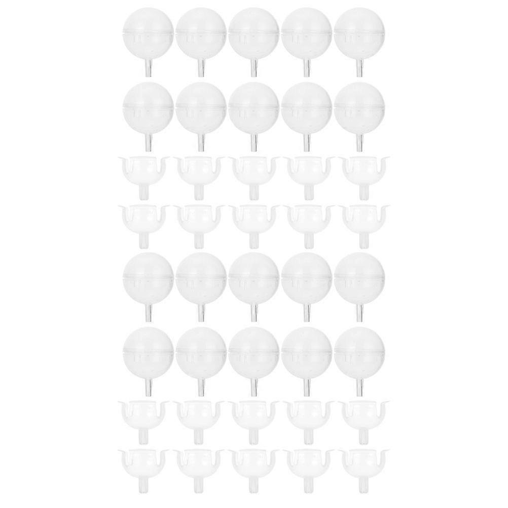 Loved Ones Special Occasions 40Pcs Bouquet Holder Clear Chocolate Flower Shaped Reliable Candy Packaging