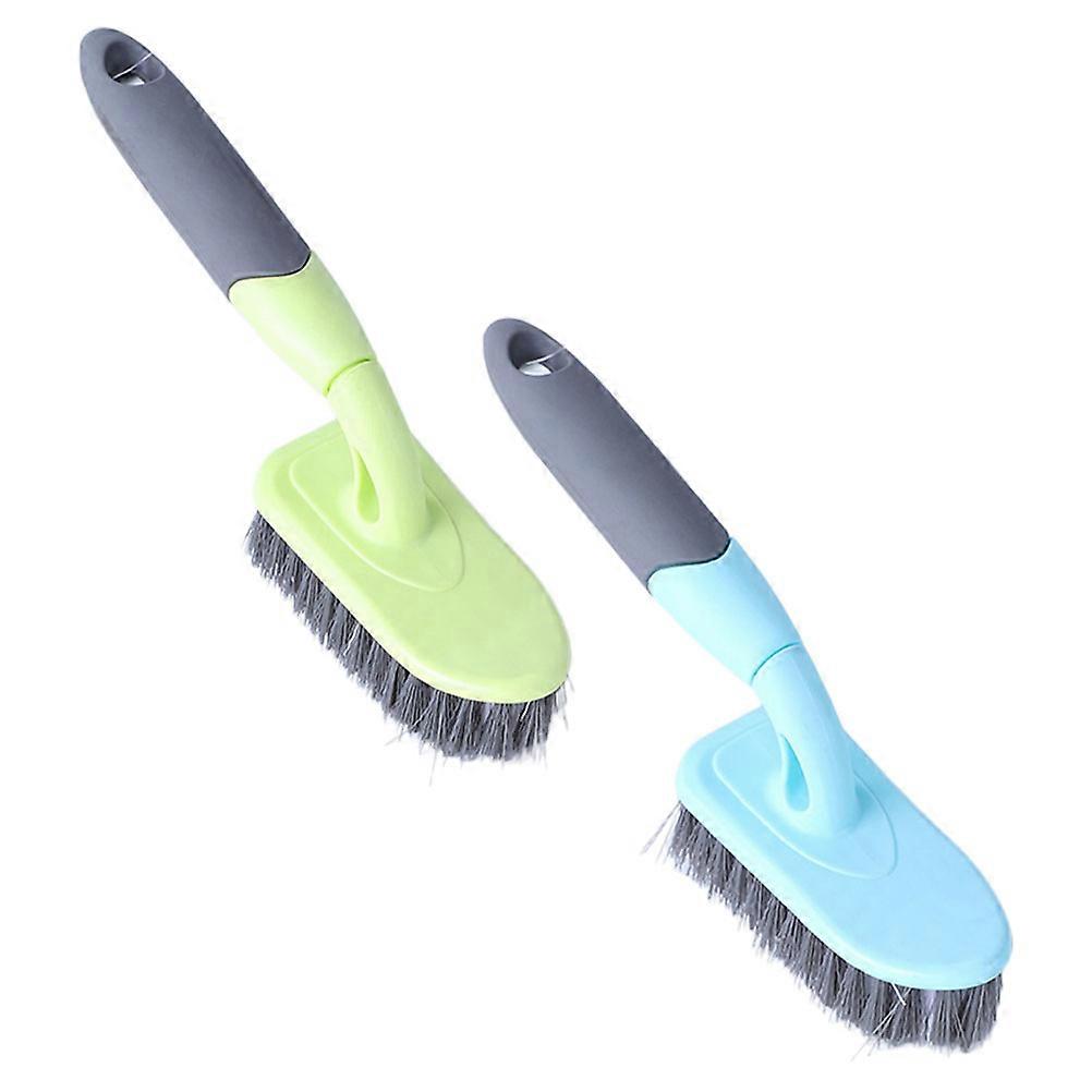 Cleaning Brush Household Cleaning Tools Bathroom Cleaning Tpr Plastic Durable Function 2Pcs