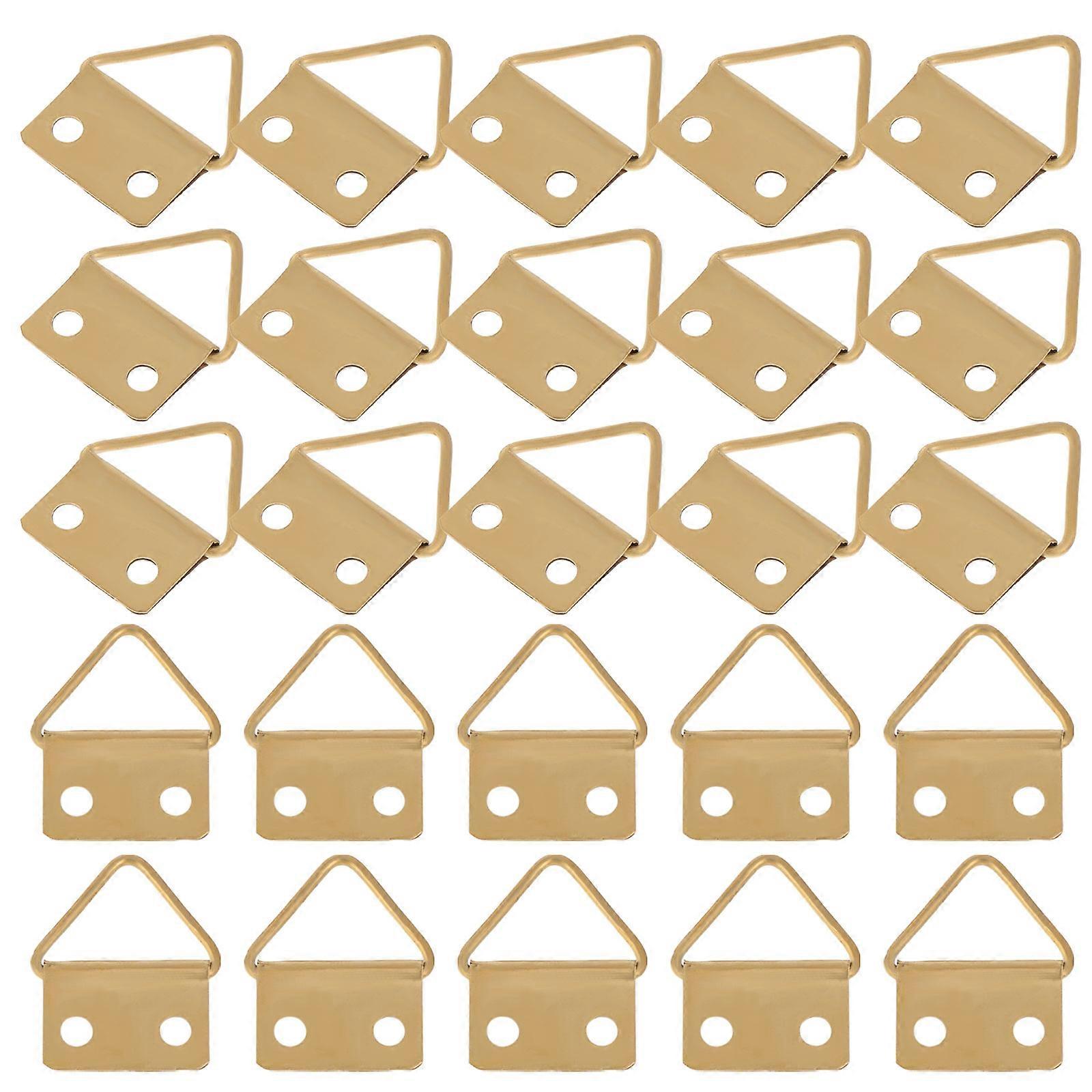 Frame Hanging Kit 200Set Compact Iron Buckles Essential For Gallery Pictures And Drywall Art With Invisible Effect