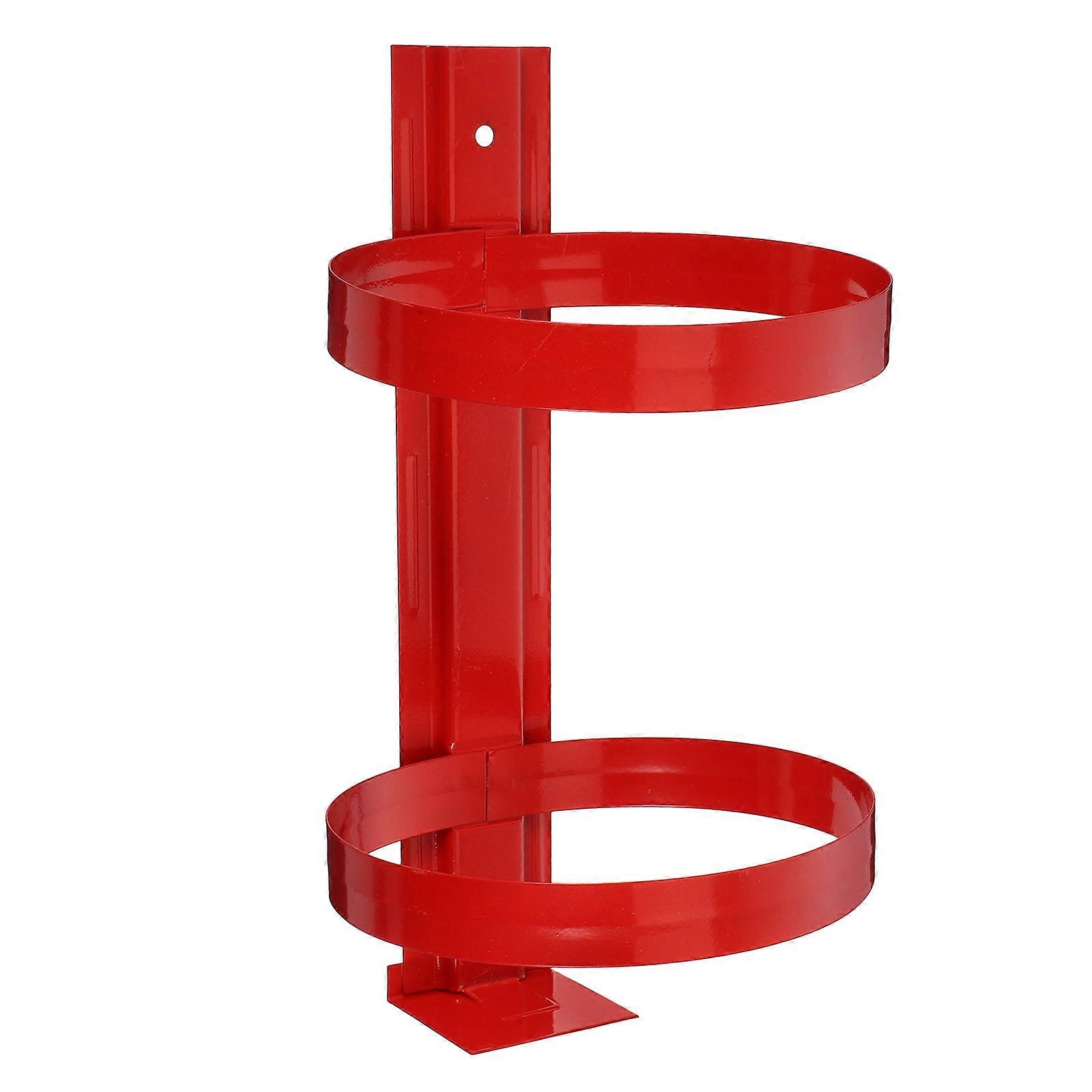 Wall Fire Extinguisher Hanger Durable Iron Bracket for Easy Wall Mounting, Practical Design for Home and Office Use