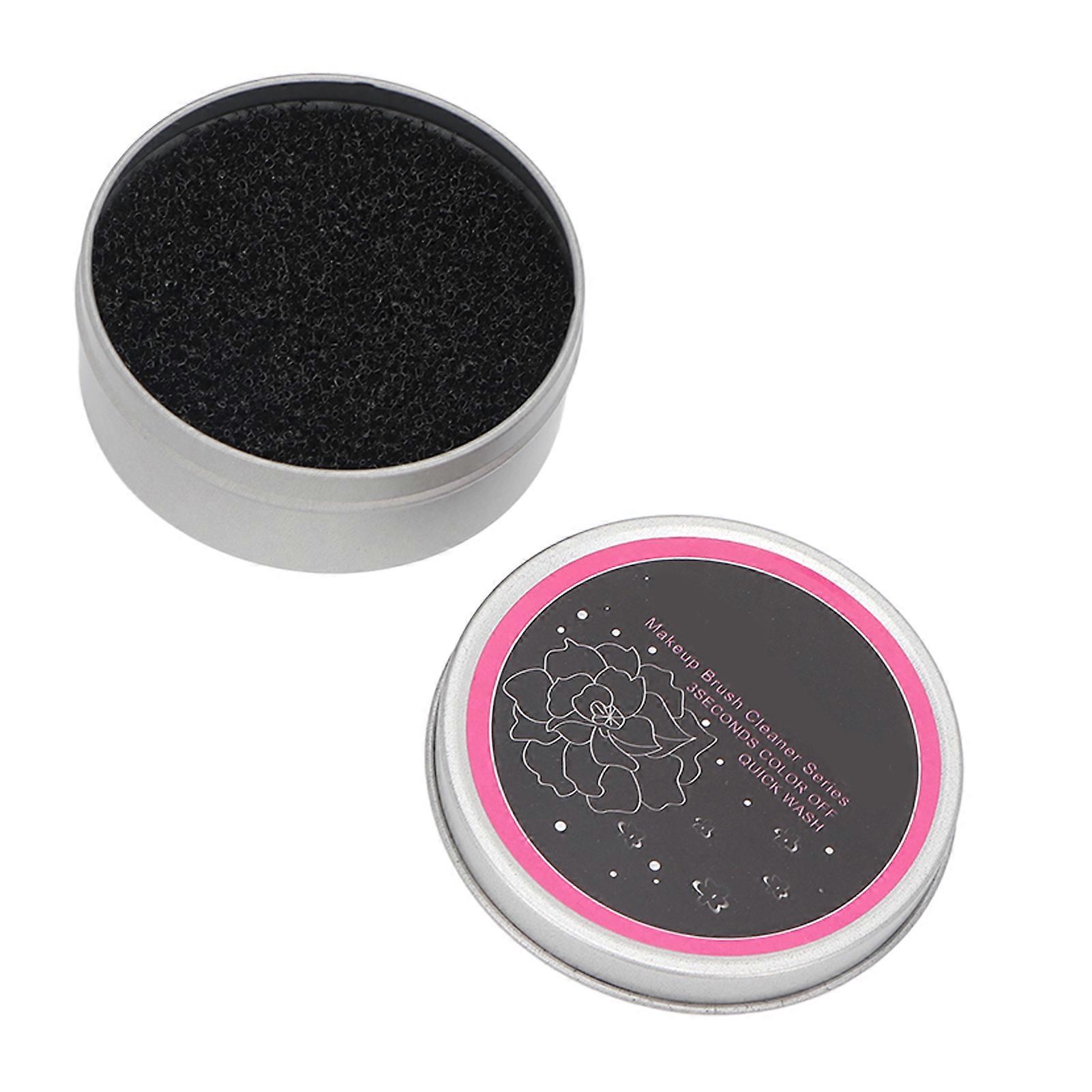 Color Cleaner Sponge Reusable Quickly Brush Dry Removing Black Activated Carbon Sponge Box for Traveling