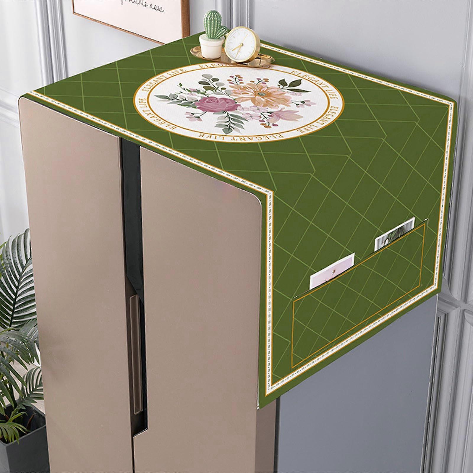 Refrigerator Cover, Dust Protector for Washing Machine, Microwave Ovens, Style A 55*135cm