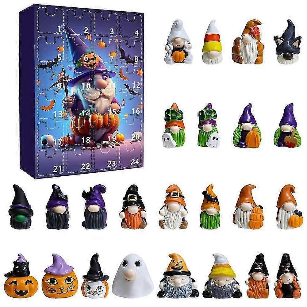 Halloween Countdown Calendar with 24 Festive Surprise Blind Boxes