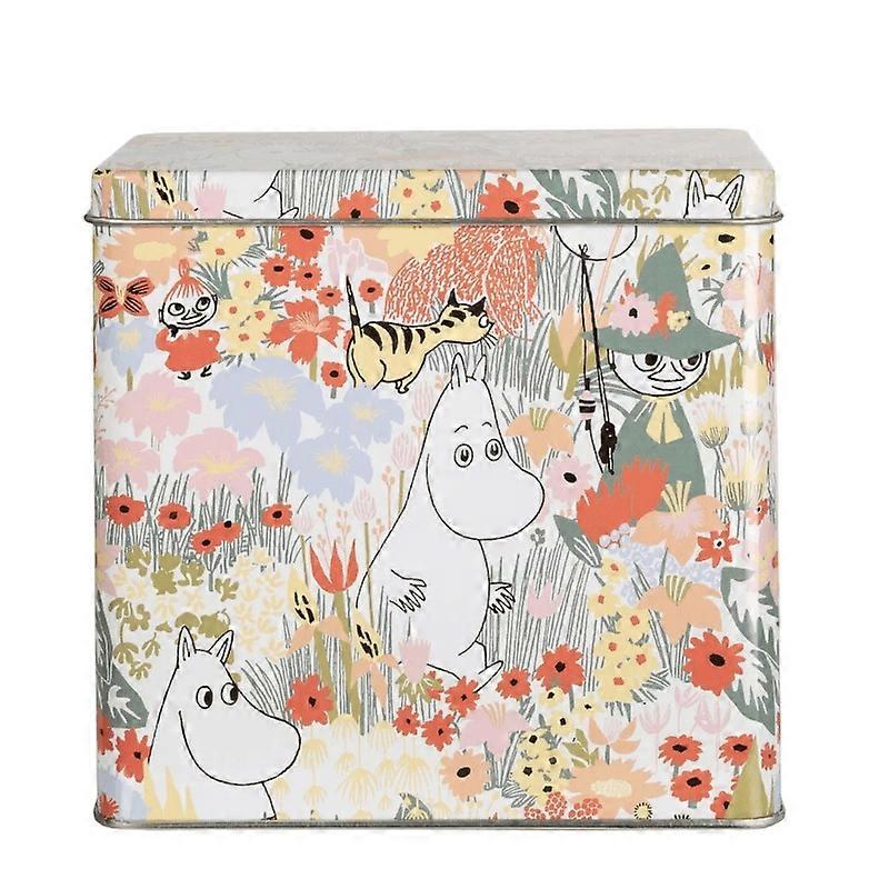 Moomin white oblong jar Buttercup from Martinex